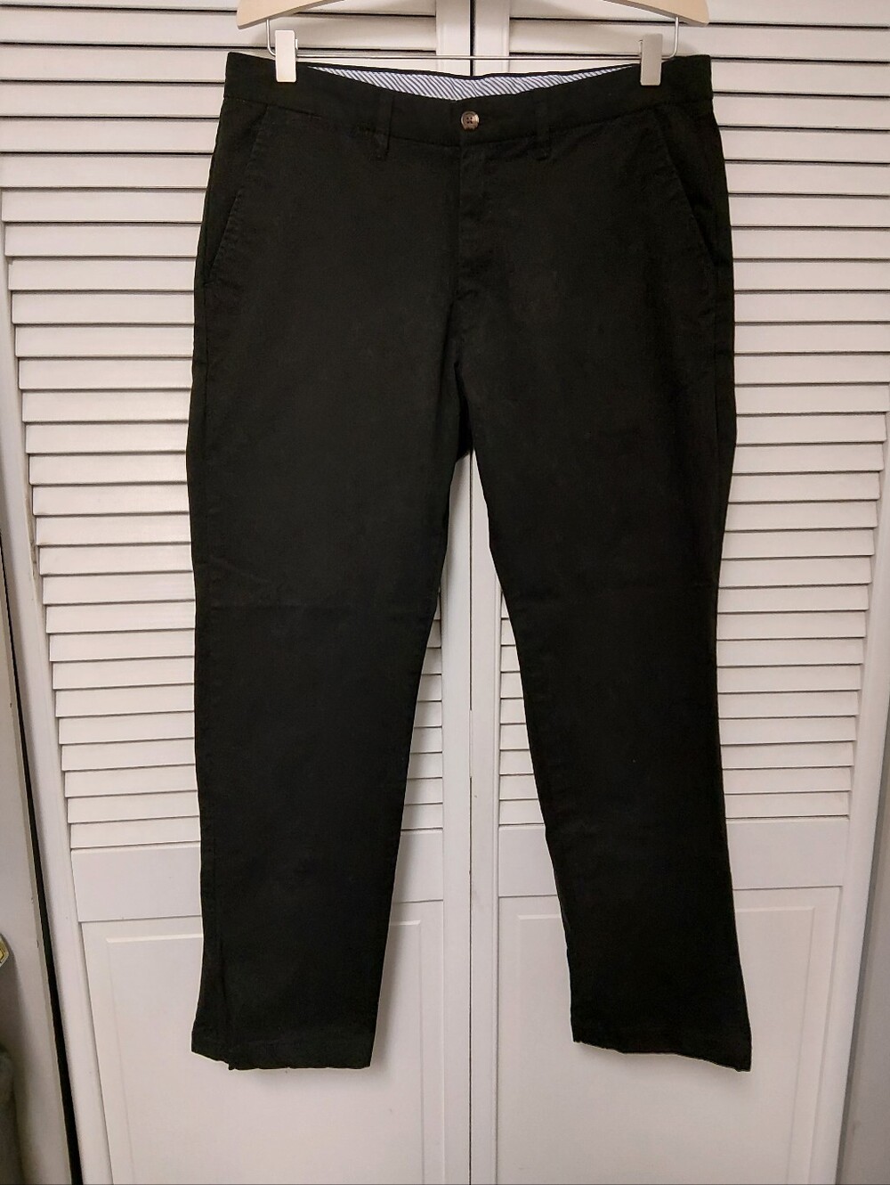 Ralph Lauren Polo Black Chino Pants — Straight Fit